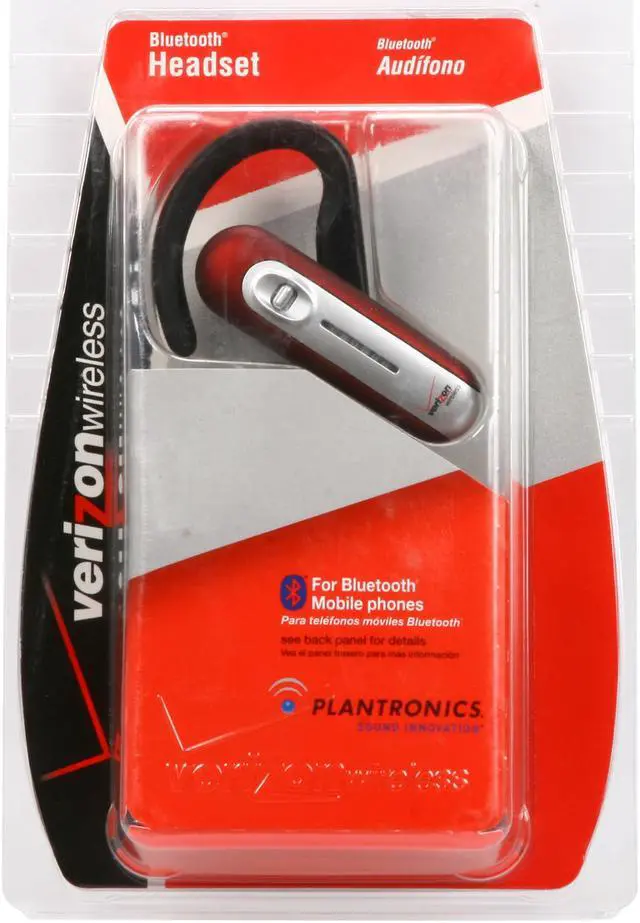 Alt view image 7 of 7 - PLANTRONICS Explorer 320 Red Bluetooth Headset
