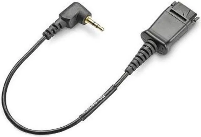 Main image of PLANTRONICS 61866-01 Gray Quick Disconnect to 2.5mm Cable Adapter