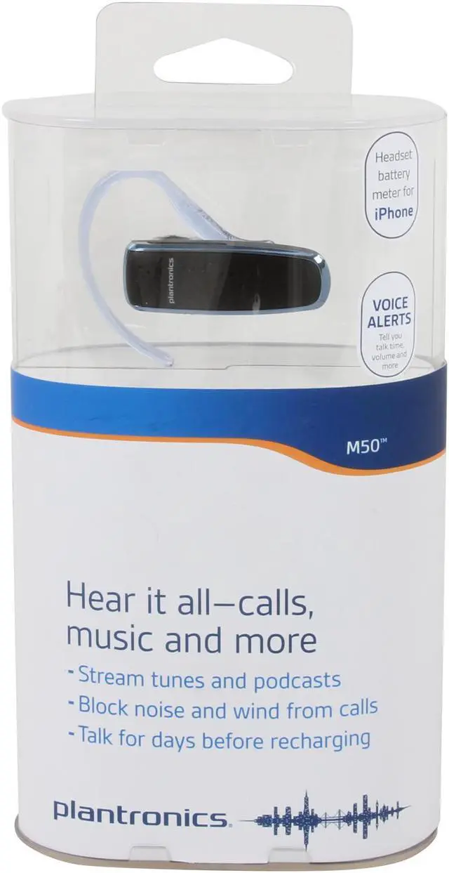 Alt view image 7 of 7 - PLANTRONICS M50 Bluetooth Headset