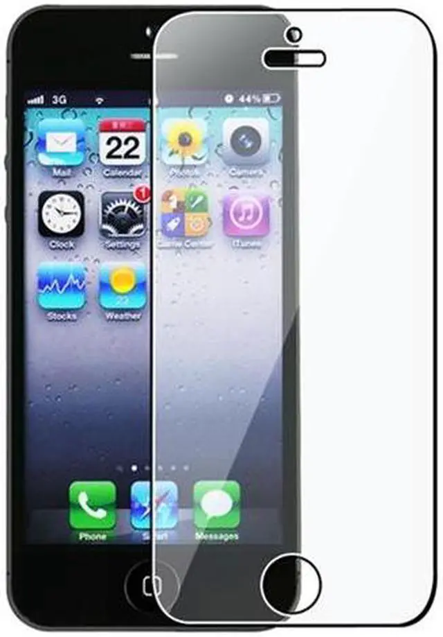 Alt view image 2 of 2 - Insten Cool Stylish Black 3D Calculator Silicone Case Cover + Clear Reusable Screen Protector compatible with Apple iPhone 5