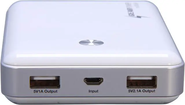 Alt view image 3 of 6 - IOGEAR GearPower White 11000 mAh Mobile Power Station GMP10K