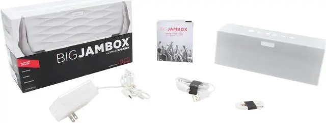 Alt view image 7 of 7 - Jawbone BIG JAMBOX Wireless Bluetooth Speaker - White Wave