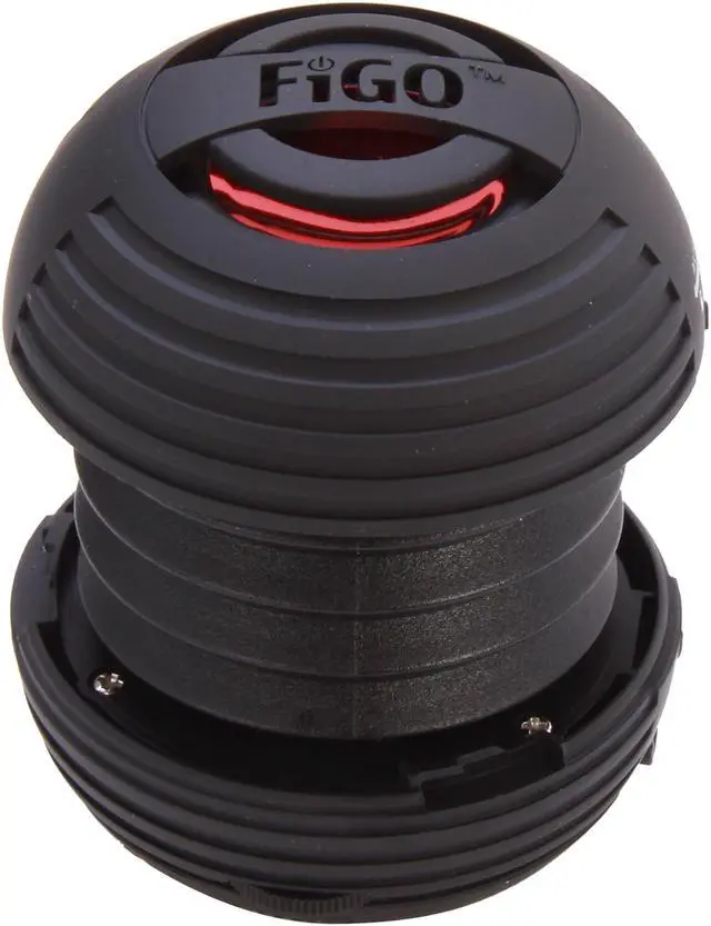 Alt view image 2 of 6 - FiGo Black 3.5mm Portable Speaker Photon