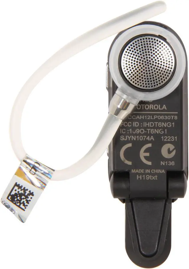 Alt view image 4 of 7 - MOTOROLA H19txt Black Bluetooth Headset