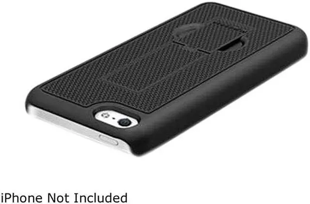 Alt view image 5 of 6 - PureGear Black Case With Kickstand + Holster For iPhone Mini 60327PG