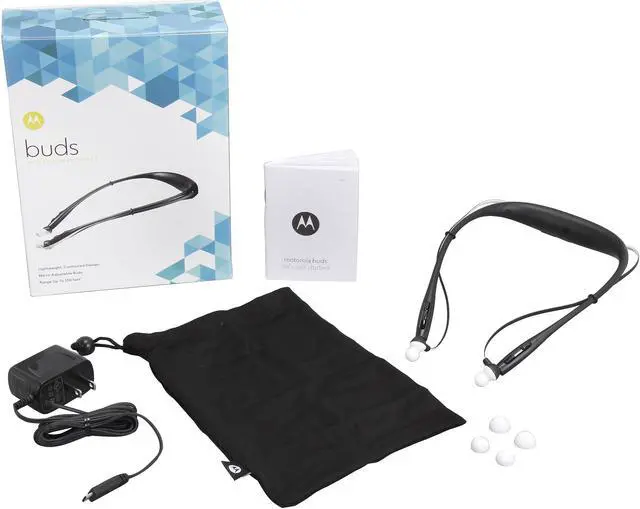 Alt view image 6 of 6 - MOTOROLA Buds SF500 Black Universal Bluetooth Stereo Headset 89588N