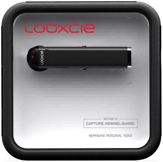 Alt view image 9 of 13 - Looxcie LX2-0001-00 Wearable Bluetooth Headset + Camcorder System Black