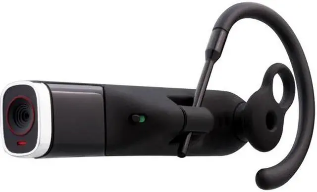 Alt view image 6 of 13 - Looxcie LX2-0001-00 Wearable Bluetooth Headset + Camcorder System Black