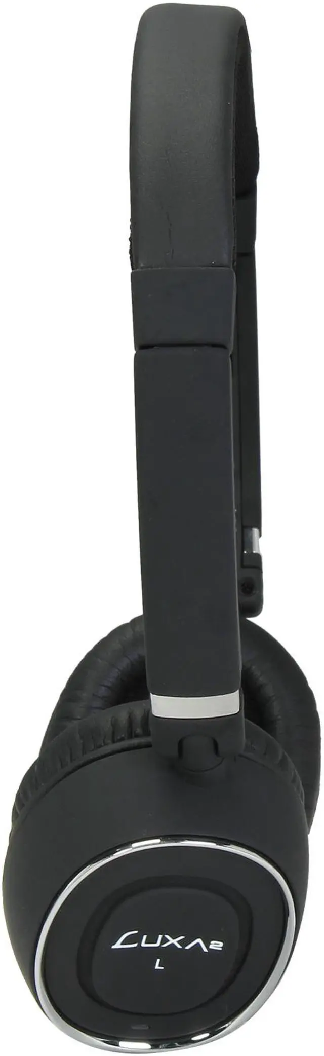 Alt view image 3 of 8 - LUXA2 Black LHA0049-A BT-X3 Bluetooth Stereo Headphones