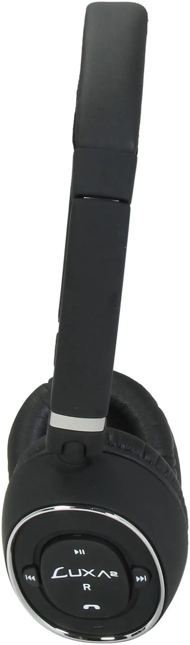 Alt view image 5 of 8 - LUXA2 Black LHA0049-A BT-X3 Bluetooth Stereo Headphones