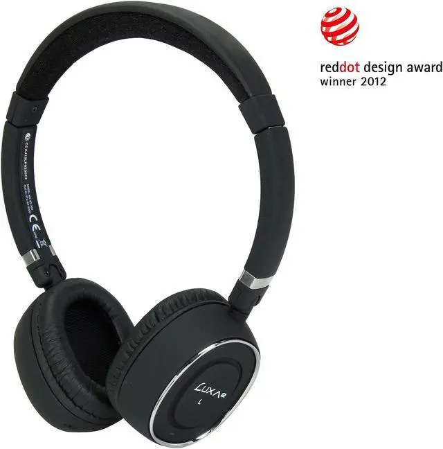 Main image of LUXA2 Black LHA0049-A BT-X3 Bluetooth Stereo Headphones