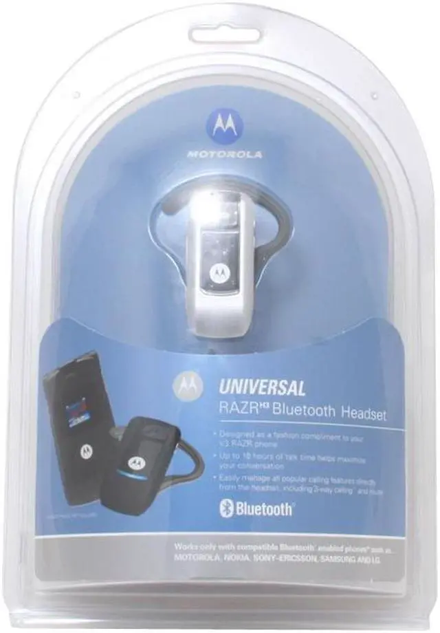 Main image of MOTOROLA H3 Silver Bluetooth Headset