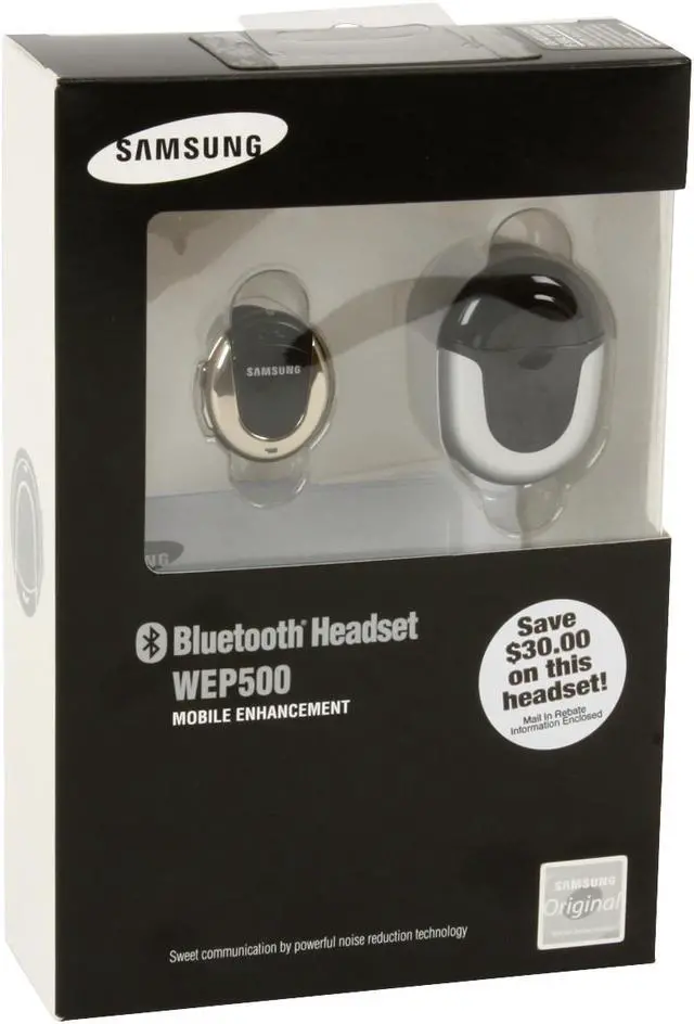 Alt view image 13 of 13 - Samsung WEP500 Bluetooth Headset - OEM