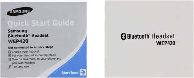 Alt view image 12 of 13 - Samsung WEP420 Bluetooth Headset Kit