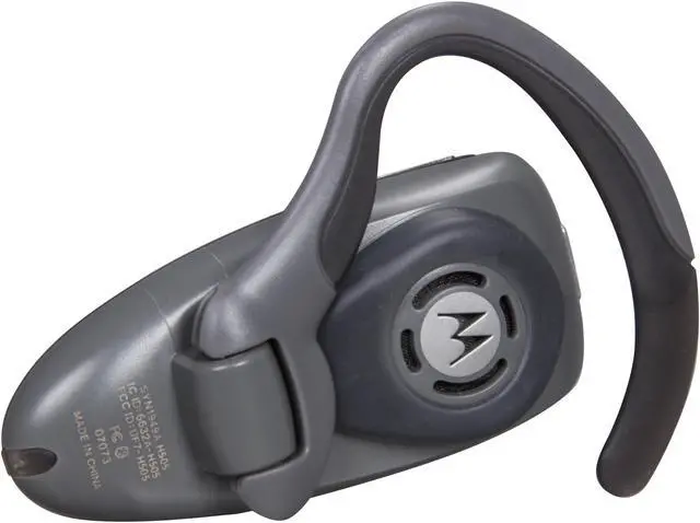 Alt view image 2 of 6 - Motorola Over-The-Ear Bluetooth Headset Black Bulk (H500) - OEM