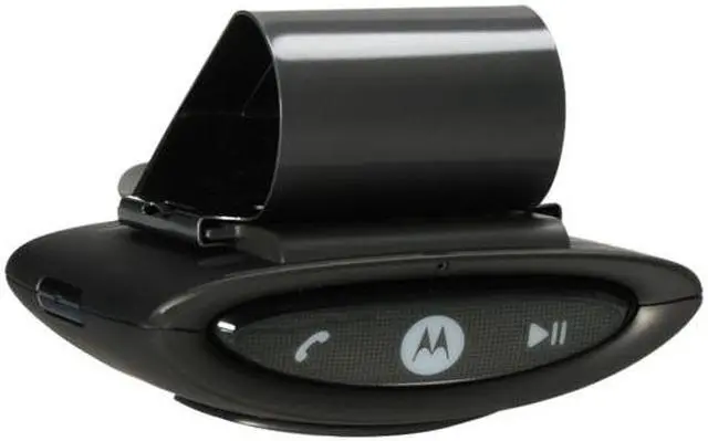 Alt view image 9 of 12 - Motorola Bluetooth In-Car Speakerphone Handsfree Car Kit with Built In Digital FM Transmitter / Audio Caller ID / 18 hours talk time (T505)