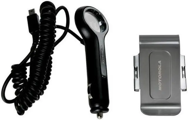 Alt view image 12 of 12 - Motorola Bluetooth In-Car Speakerphone Handsfree Car Kit with Built In Digital FM Transmitter / Audio Caller ID / 18 hours talk time (T505)