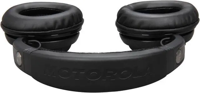 Alt view image 4 of 5 - Motorola Over-The-Head Stereo Bluetooth Headset Black Bulk with 20 Hours Talk Time/Noise Cancelling Technology (S805) - OEM