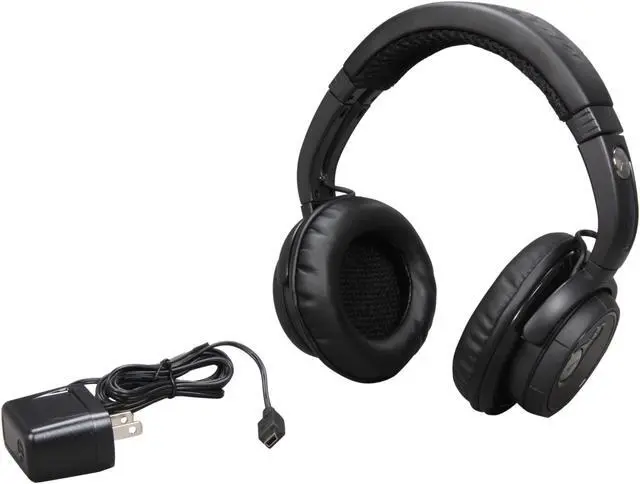 Alt view image 5 of 5 - Motorola Over-The-Head Stereo Bluetooth Headset Black Bulk with 20 Hours Talk Time/Noise Cancelling Technology (S805) - OEM