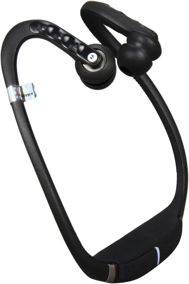 Alt view image 4 of 6 - Motorola Behind-the-Neck Bluetooth Stereo Headset Black Bulk (S9-HD) - OEM