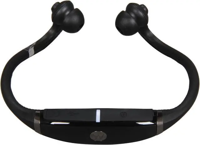 Alt view image 5 of 6 - Motorola Behind-the-Neck Bluetooth Stereo Headset Black Bulk (S9-HD) - OEM
