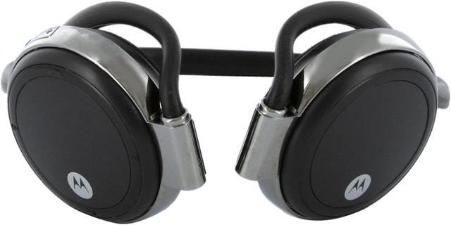 Alt view image 8 of 11 - Motorola Behind the Neck Stereo Bluetooth Headphone Black Bulk (S305) - OEM