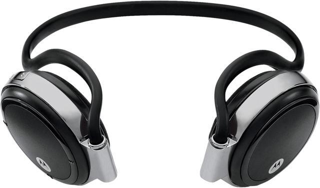 Alt view image 3 of 4 - Motorola Behind-the-Neck Bluetooth Stereo Headset Black with On Ear Music Controls (S305)