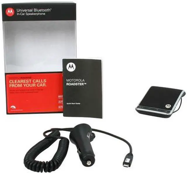 Alt view image 6 of 6 - MOTOROLA TZ700 Roadster In-car Speakerphone with MotoSpeak / Stream Audio to Car Speaker (89423N) – Retail Packaging