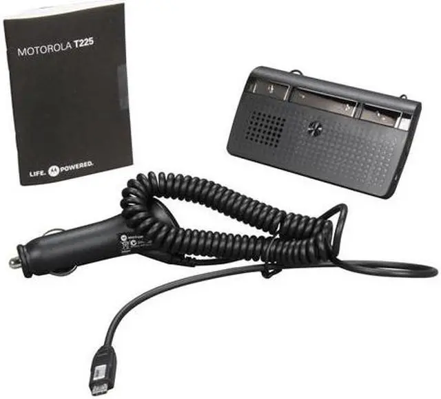 Alt view image 5 of 6 - MOTOROLA T225 Bluetooth Hands-Free Speaker Car Kit with 40 Hours Talk Time, Noise Reduction & Echo Cancellation