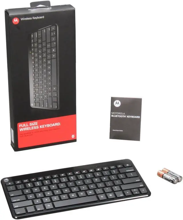 Alt view image 4 of 4 - MOTOROLA Bluetooth Keyboard for All Android Smart Phone & Tablet (89451N)
