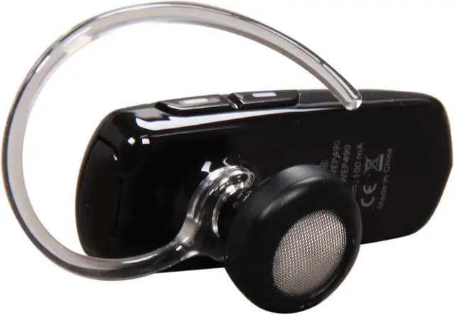 Alt view image 2 of 7 - Samsung WEP490 Bluetooth Headset w/ Stand & Case & Car/Travel Charger
