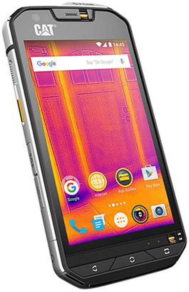 Alt view image 3 of 5 - CAT S60 Unlocked Smartphone 4G LTE Single SIM with Dual Camera (4.7" Black, 32GB Storage 3GB RAM)