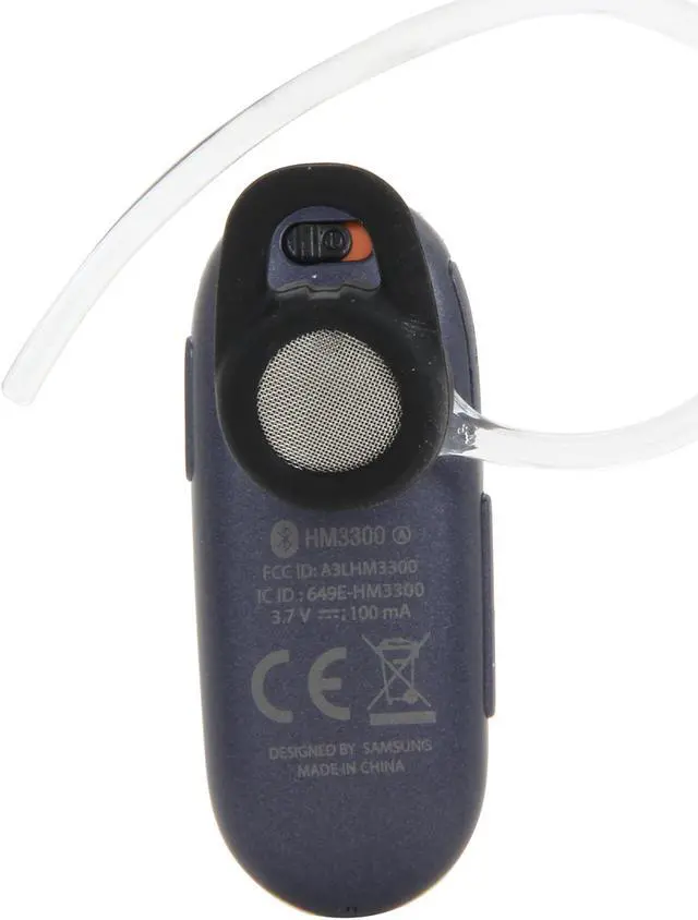Alt view image 6 of 8 - Samsung HM3300 Blue Bluetooth Headset