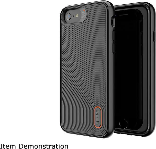 Main image of Gear4 Battersea Black Case for iPhone SE 2nd Gen, iPhone 8, iPhone 7, iPhone 6s, iPhone 6 702005425