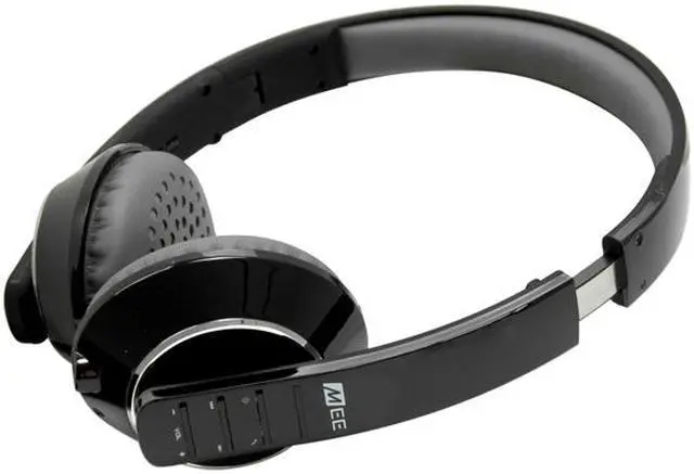 Alt view image 4 of 5 - Mee audio Black/Grey Air-Fi AF32 3.5mm Connector Binaural Stereo Bluetooth Headset w/ Hidden Microphone