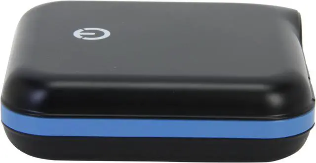 Alt view image 5 of 6 - New Trent iCarrier Black / Blue 12000 mAh Heavy Duty Dual Ports 2A Portable Battery IMP120D