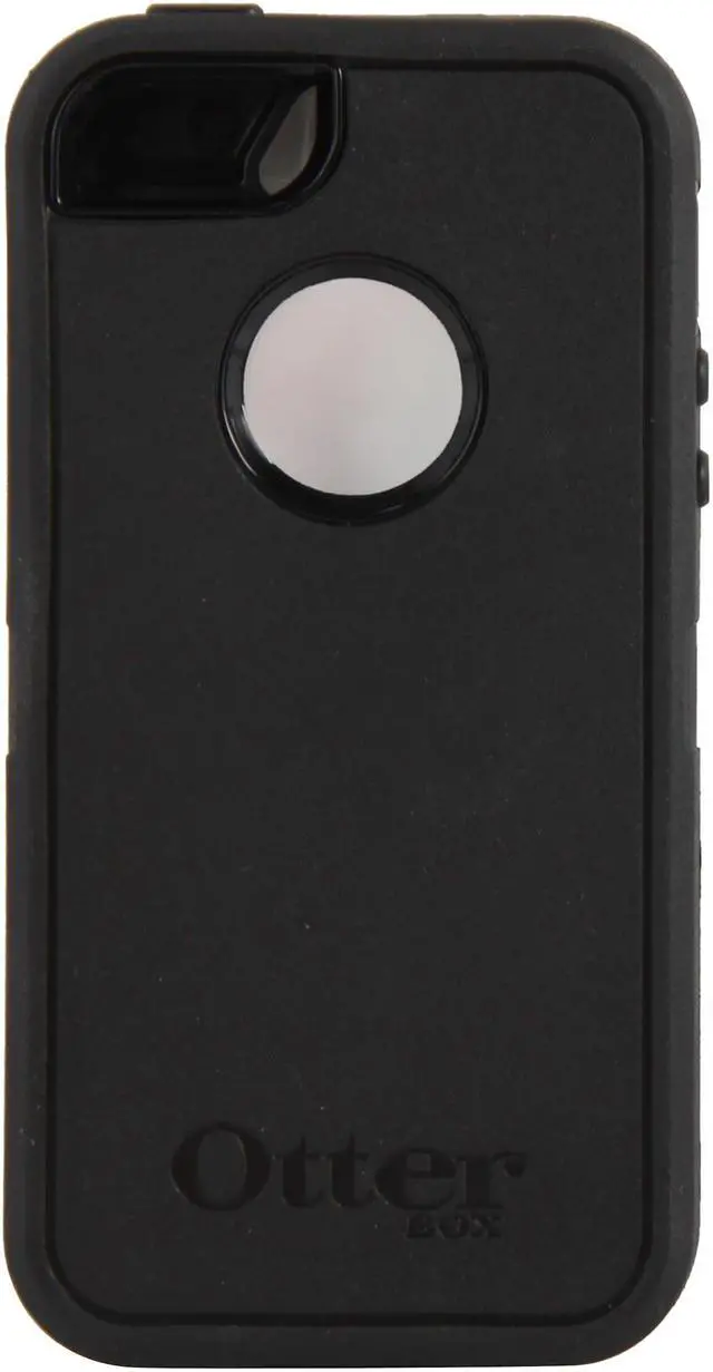 Alt view image 4 of 7 - OtterBox Defender Black Solid Case For iPhone 5 / 5s 77-21908