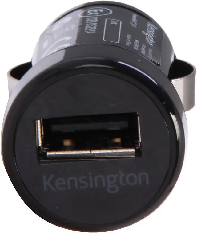 Alt view image 3 of 4 - Kensington PowerBolt 1A Fast Car Charger for iPhone 5/5s/5c & iPad K39704AM, includes one detachable Lightning to USB charge and sync cable