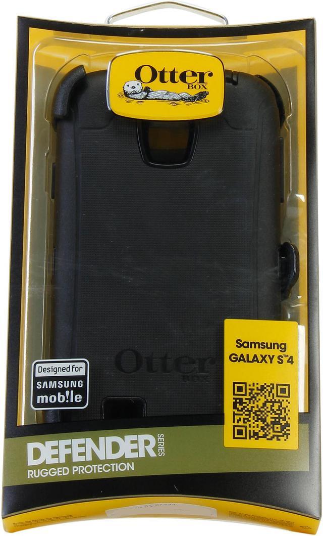 Alt view image 7 of 7 - OtterBox Defender Black Holster for Samsung Galaxy S4 77-27434