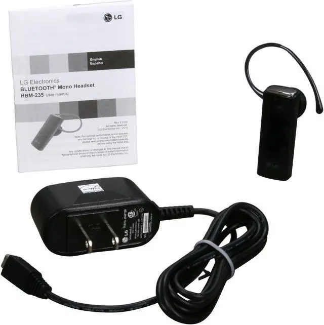 Alt view image 7 of 8 - LG HBM-235 Bluetooth Headset - OEM