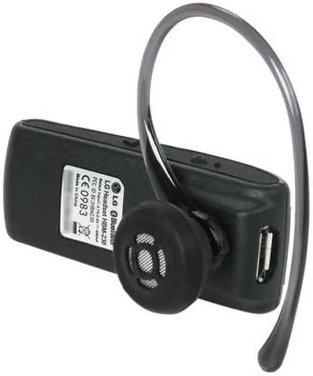 Alt view image 4 of 6 - LG Over the Ear Bluetooth Headset Bulk Package (HBM-230) - OEM