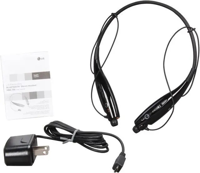 Alt view image 5 of 6 - LG Behind-The-Neck Stereo Bluetooth Headset w/ Music Streaming/ Call Waiting Support (HBS-700)