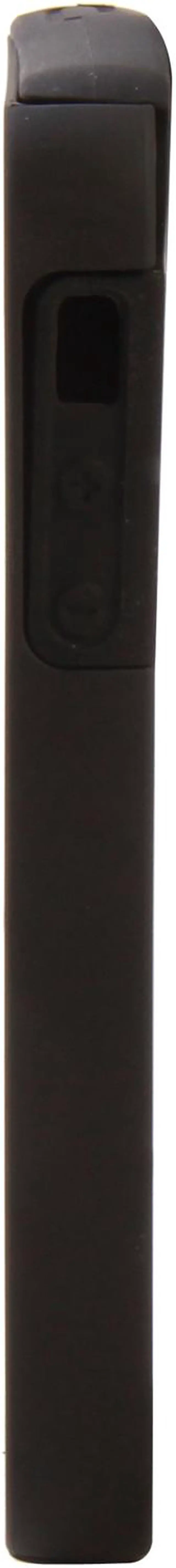 Alt view image 3 of 7 - Incipio SILICRYLIC DualPro Obsidian Black / Obsidian Black Solid Hard Shell Case w/ Silicone Core for iPhone 5 / 5S IPH-815