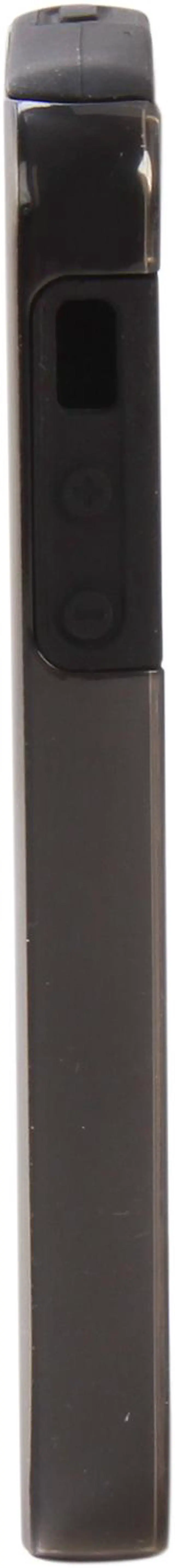 Alt view image 3 of 7 - Incipio SILICRYLIC Shine Titanium Silver / Obsidian Black Hard Shell Case w/ Silicone Core For iPhone 5 / 5S IPH-875