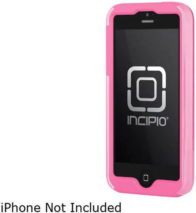 Alt view image 2 of 4 - Incipio DualPro Shine Optical White / Hot Pink Case For iPhone 5 / 5S IPH-878