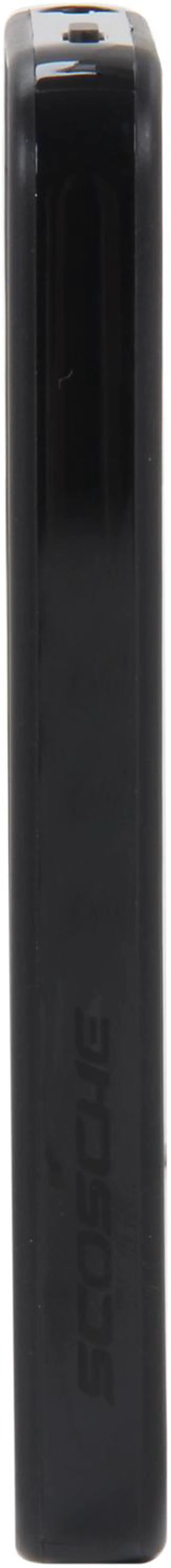 Alt view image 2 of 5 - SCOSCHE bandEDGE g4 Black Polycarbonate & Rubber Edge Case for iPhone 4/4S IP4EBKVB