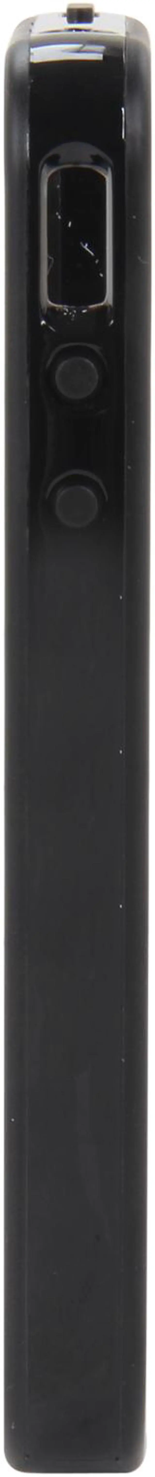 Alt view image 5 of 5 - SCOSCHE bandEDGE g4 Black Polycarbonate & Rubber Edge Case for iPhone 4/4S IP4EBKVB
