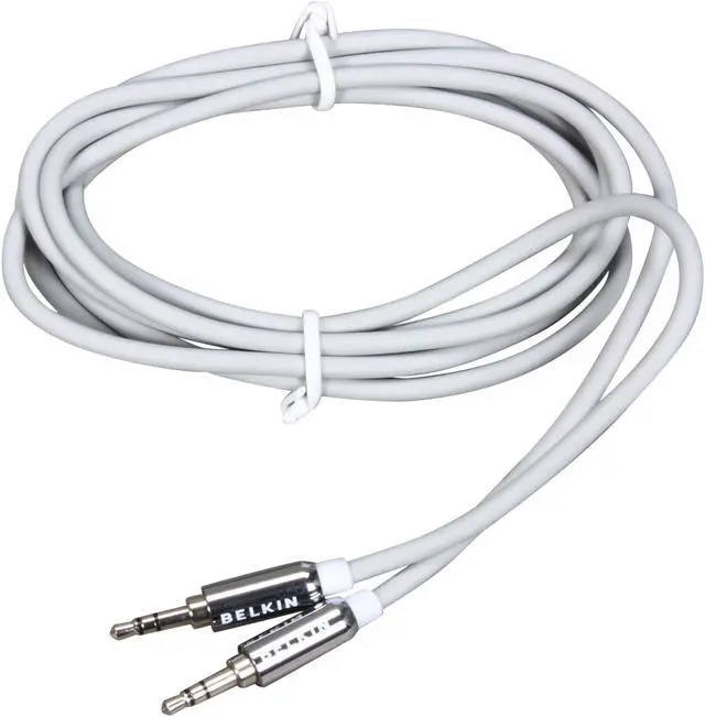 Alt view image 2 of 3 - BELKIN Mini-Stereo Cable for iPhone Silver (F8Z181-06-GLD)