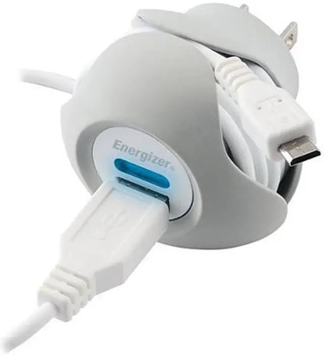 Main image of Energizer PC-1WACMC White USB / Micro USB 5 Watt Wall Charger