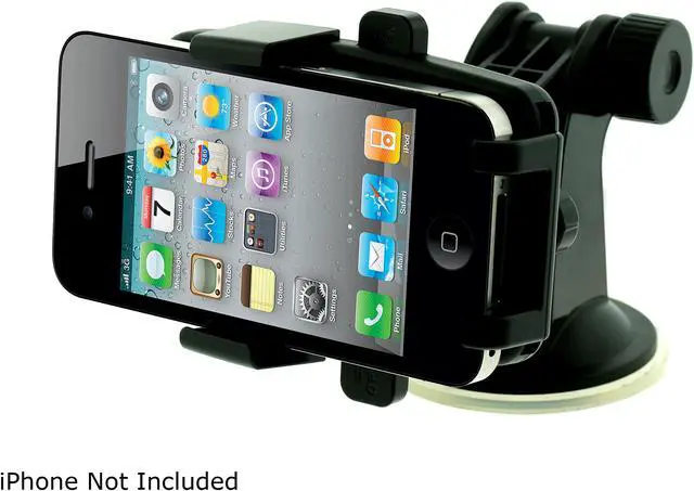 Alt view image 2 of 8 - iOttie Easy One Touch Windshield Dashboard Car Mount Holder for iPhone 5 / 5C / 5S / 6 / 6S / SE, Galaxy S5 / S6 / S7, S6 / S7 Edge And More